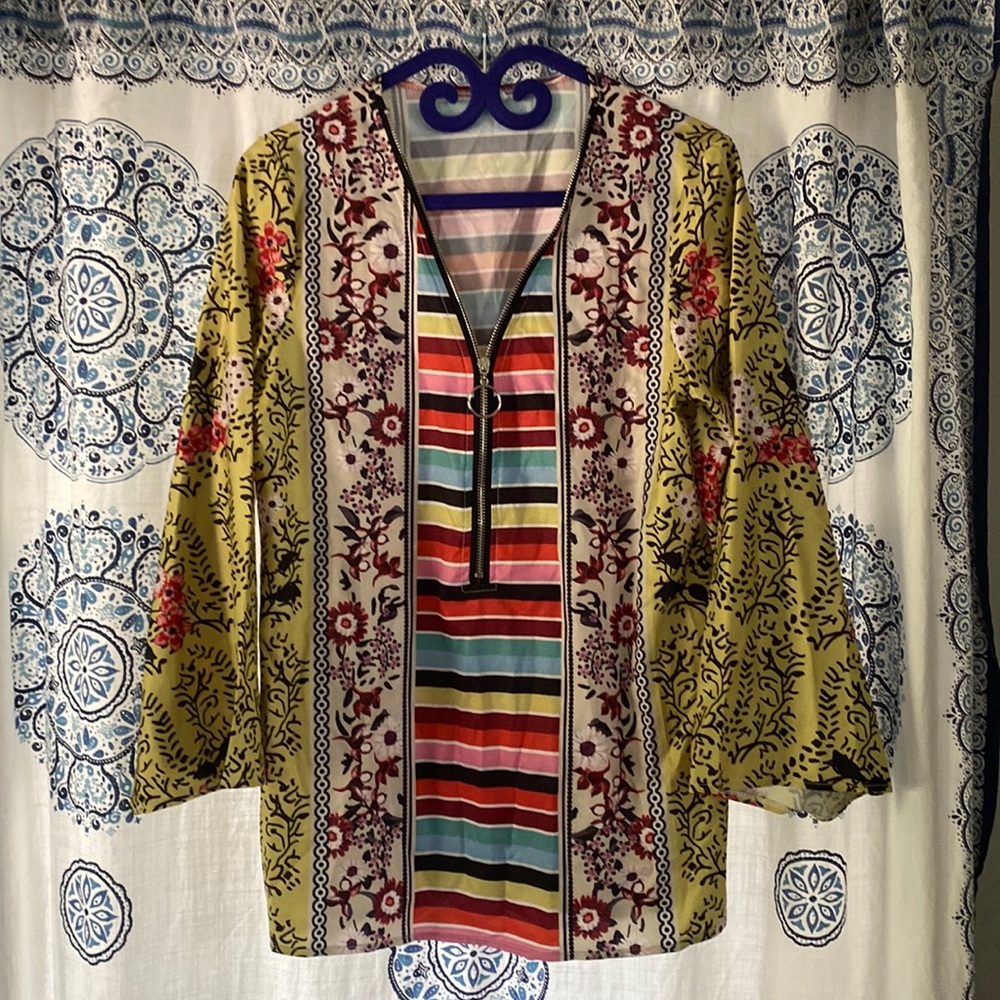 Unique Print Resort Wear Swimsuit Cover-up